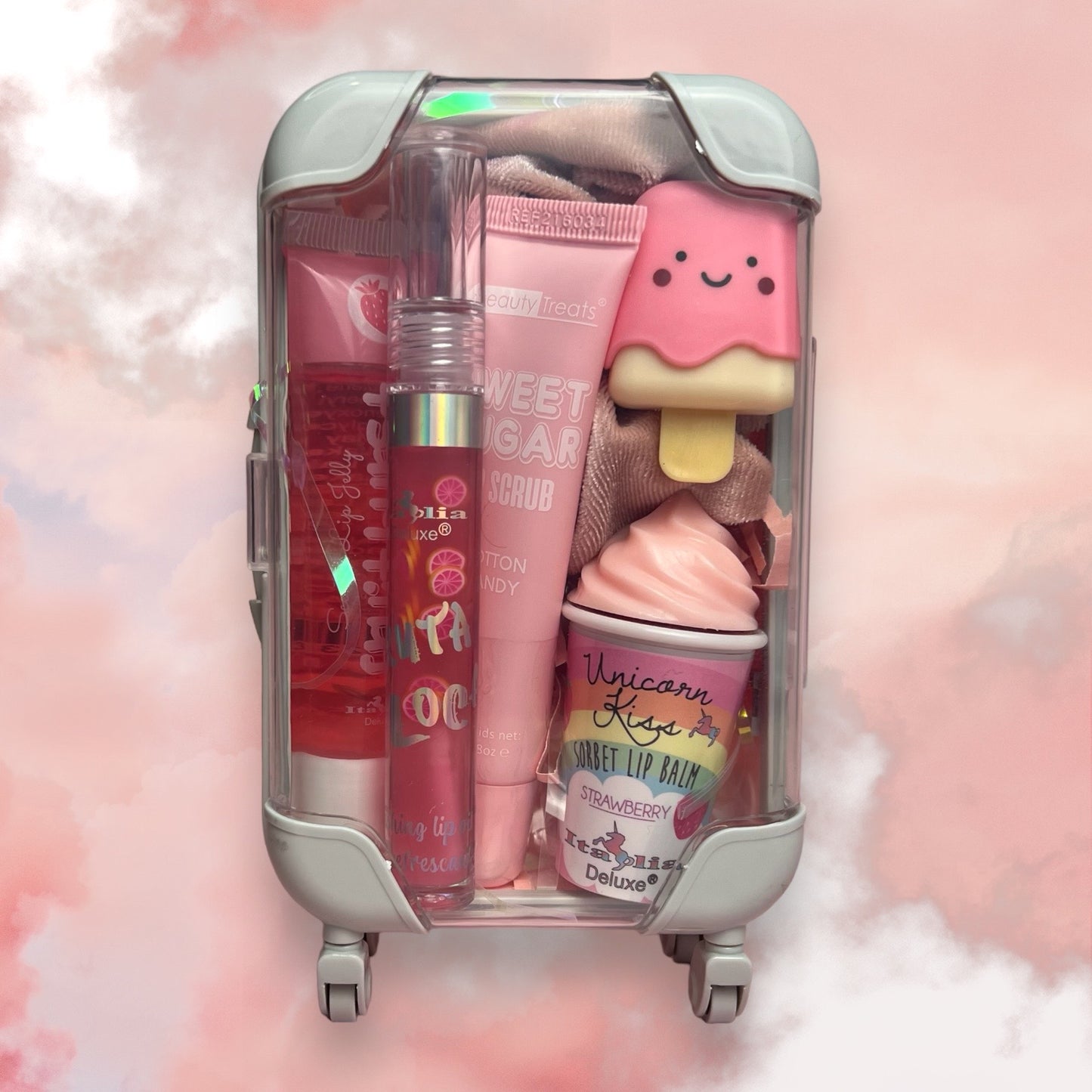 Pink Suitcase Bundle